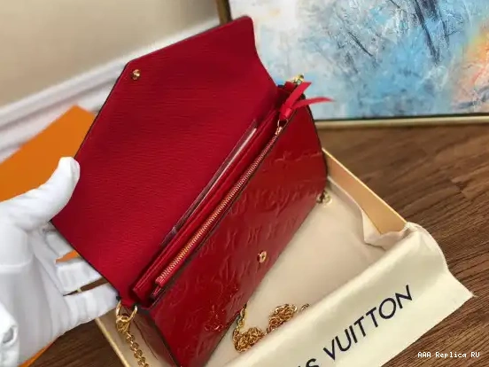 Aaa replica bags POCHETTE VUITTON LOUIS FÉLICIE 0527